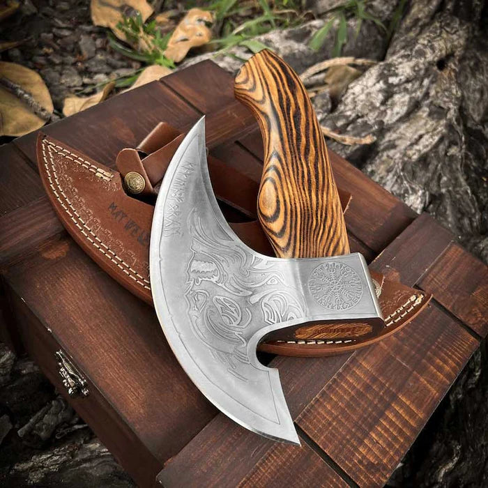 Viking Skull Pizza Axe Best Viking Pizza Axe Cutter