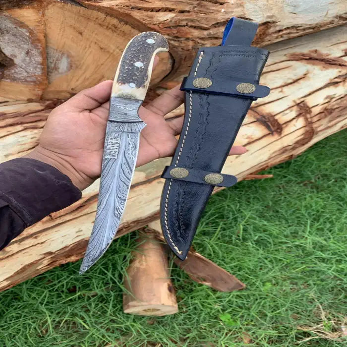 Beautiful Custom Handmade Damascus Steel fishing fillet knife gift Christmas gift birthday