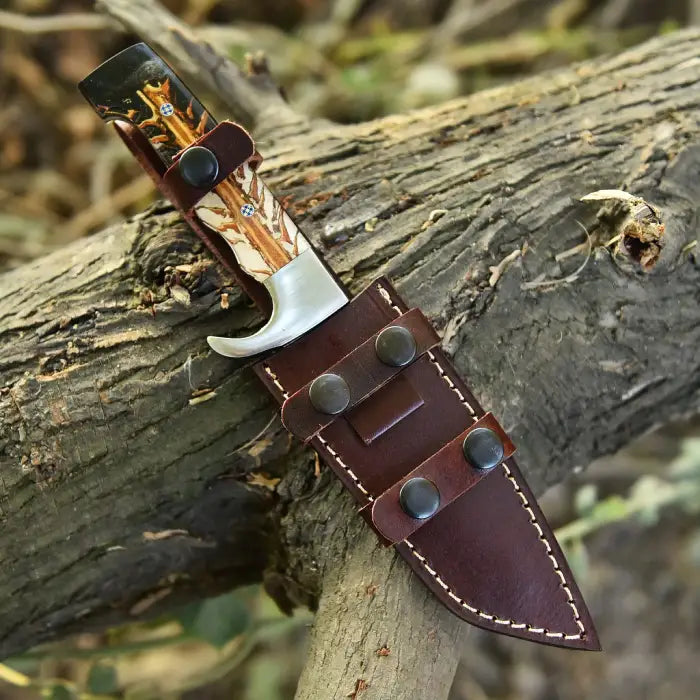 Skinner Knife, Compact & Cute Skinning Knife for Deer, Small Camping Knife - Perfect for Outdoors Hunting Enthusiasts EDC