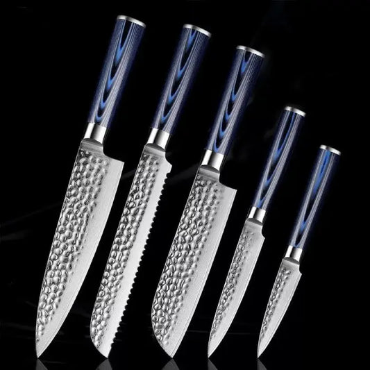 Handmade Stainless Steel 5pc Chef/Kitchen Knife Set