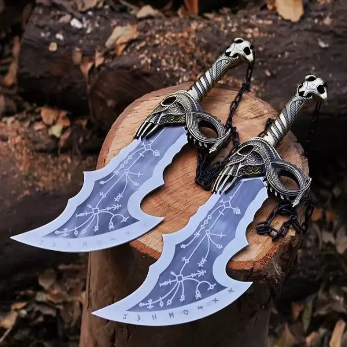 God of War Blades of Chaos Metal, God of War Blades of Chaos Sword Twin Blades Christmas Gift