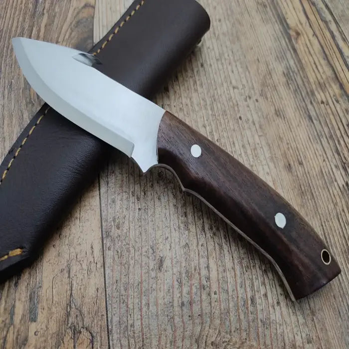 Custom Handmade 12c27 Steel Gut Hook Survival Camping Bushcraft Hunting knife