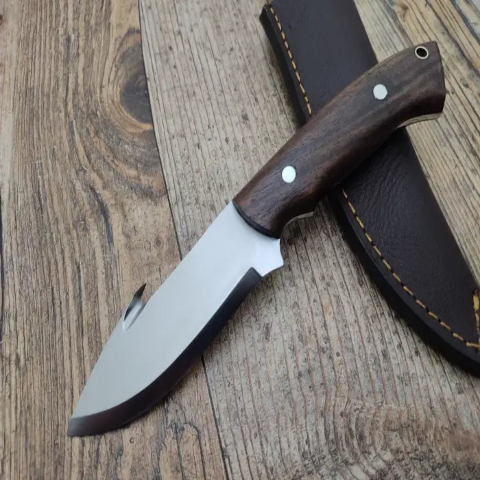 Custom Handmade 12c27 Steel Gut Hook Survival Camping Bushcraft Hunting knife